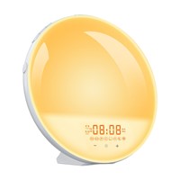 Sunrise Alarm Clock with Natural Sounds for Better Sleep