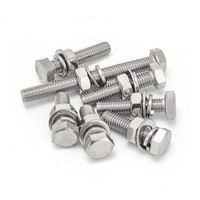 Factory Outlet Stainless Steel Hex Bolts Fasteners Machining All Styles Bolts Nuts Washers Sets
