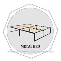 Metal Bed. Please Contact for Detailed Price