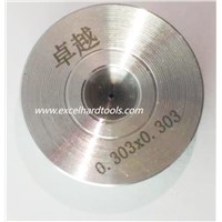 0.303mm Square Hole Polycrystalline Diamond Wire Drawing Die for Non-Ferrousl Metal Wire Drawing