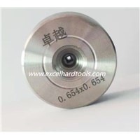 0.654mm Square Hole Polycrystalline Diamond Wire Drawing Die for Metal Wire Drawing