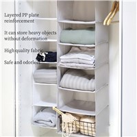 6-Layer Storage Rack Made of Thick Non-Woven Fabric, Durable Easy Suspension Support Mailbox Contact