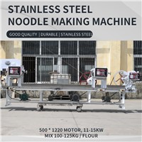(1) Stainless Steel Noodle Machine Commercial Stainless Steel Noodle Press Household Noodle 1500*1220 Motor
