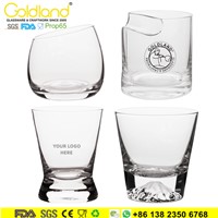 Custom Whisky Glass Cup Crystal Rock Glasses Hand Made Whiskey Glsses