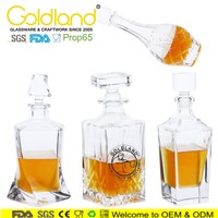 Crystal Whiskey Decanter Custom Vodka Decanters Engraved Whiskey Decanter with Stopper