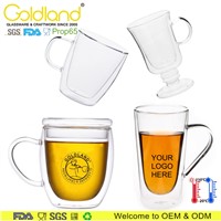 Double Wall Glass Tea Cup Double Walled Glass Coffee Mug Double Wall Beer Cup