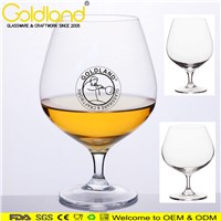 Personalised Etched Logo Brandy Snifter Glasses Set