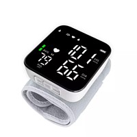 Wristband Blood Pressure Monitor Large LED Display Automatic Digital