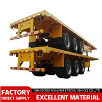 30-80 Tons 2/3/4 Axle Flatbed 20/40/45 Feet Container Semi-Trailer Flatbed Semi-Trailer