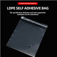 Frosted Self-Sealing Bag Translucent Frosted Bag 100 Bags