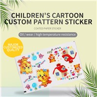 Laser Stickers Custom Colorful Goo Ka Children's Animation Transparent Printing Special-Shaped To Custom Waterproof Labe