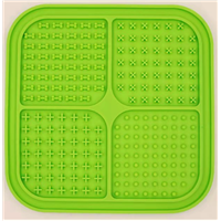 Square Pet Lick Pad, Food Grade Silicone Material, Anti-Slip Sucking Back Design, Great for Indoor &amp;amp; Outdoor Use