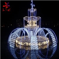 Huayicai Outdoor Lighting IP65 Waterproof Giant Customized Brand New LED Fountain Motif Light