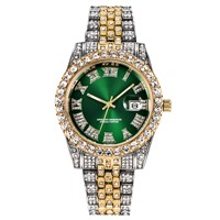 Vs Diamond 18k White Gold Watch Men Luxury Timepiece