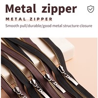 Metal Zipper(Support Online Order. Specific Price Is Based On Contact. Minimum 10 Pieces)