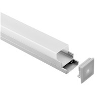 Warm Light Surface Mounted LED Profile 19*20mm 6063 Aluminium LED Strip Channel