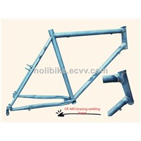Cromoly Steel Bike Frame Parts Cr-Mo Road Lug Frame Bicycle Frame with Brazing Welding