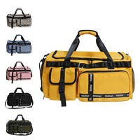 Large Capacity Durable Waterproof Nylon Fabric Duffel Bags Gym Sport with Shoe Compartment Dry&amp;Wet Sepraration Pocket