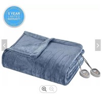 Soft Plush Sherpa Flannel Eelecric Heated Throw Blanket Electric Heated Blanket for Winter
