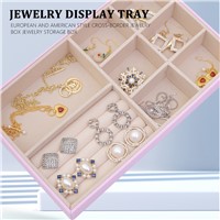 European &amp;amp; American Style Portable Jewelry Box Clamshell Simple Earrings Earrings Ring Storage Cosmetics Accessories s