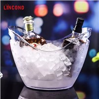 Cheap Price 3.5L Clear Plastic Bucket Nightclub Wine Beer Cool Ice Bucket