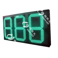 Gas Station Design Price Number Signage 4 Digits Gas Price LED Signs LED Numbers Digital Display Boards