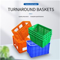 Multifunctional Plastic Turnover Basket Steam Fruit &amp;amp; Vegetable Storage Turnover Basket
