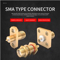 SMA Type Connector, High Frequency RF Coaxial Connector, SMA Female To SMA Adapter