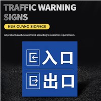 Traffic Alert Signs, Aluminum Plate + Reflective Film (Support Customization)