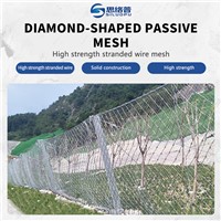 Rockfall Protection Barrier with Diamond Mesh(Customized Model, Please Contact Customer Service in Advance)