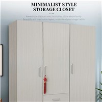 Wardrobe Household Bedroom Adult Children Small Family Simple Modern Solid Wood Rental Room Cabinet Storage Cabine