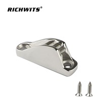 Marine Hardware Yacht Accessories High Polished Stainless Steel 316 Boat Rope Clam Cleat for Kayak Canoe
