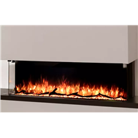 Wall Recessed Realistic Flame Electric Fireplace