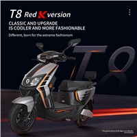 Electric Motorcycle Red K-T8, Long Battery Life Light Commuter Electric Motorcycle, Multi-Color Options