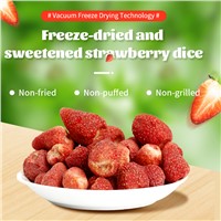 Freeze Dried Sweetened Strawberry Granules