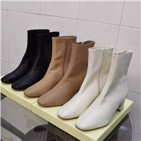 New Arrival Good Quality Large Size Winter MID Calf Leather Short Boots Women Shoes Luxury Platform Boots For Ladi