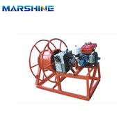Motorised Cable Take-up Winch Machine for Withdrawing