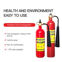 Portable Carbon Dioxide Fire Extinguishers for Extinguishing Flammable Liquids.