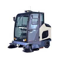 48V Battery Power Rider Street Cleaning Sweeper Machine for Airport