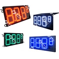 Gas Station Energy Saving Magnetic Turnover Oil Digital Price Display Board LED Gas Price Signs
