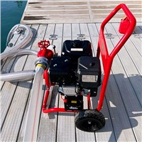 15hp Fire Fighting Pump with Chinese Brand Lifan Gasoline Engine &amp;amp; Trolley