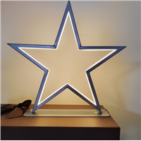 34cm Iron Five-Pointed Star Light
