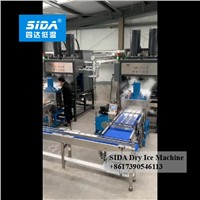 Sida Brand Big Dry Ice Pellet Block Production Line Machine 500-1000kg/h