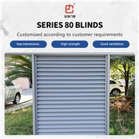 Jingcheng 80 Series Shutters, Shutters with Good Ventilation & Corrosion Resistance, Custom Products
