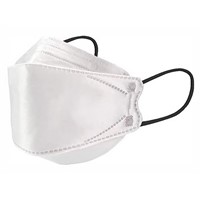 KF94 3D Fish Shape Protective Filter Face Mask (White)