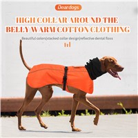 Deardogs Turtleneck Belly Warm Cotton-Padded Jacket