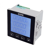 Elecnoca Sfere720A LCD Digital Low Voltage Multi-Function Three Phase Power Meter RS485 Modbus