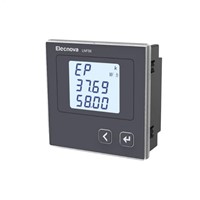 96*96mm Thd Harmonic Monitoring 3p4w RS485 Multi Functional AC Digital Ammeter Voltmeter Basic Energy Meter