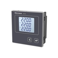 Three Phase Voltage Measuring Meter Electric Voltmeter 96*96mm Output Watt Meter 0-300V Voltmeter LCD Display