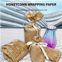 Buffered Honeycomb Filled Kraft Paper/Grid Express Cosmetics Packaging Paper Can Be Customized